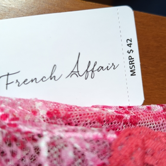 French Affair. Rouge Red Baby Dolls.  L SALE 1 DAY SALE - Picture 8 of 9